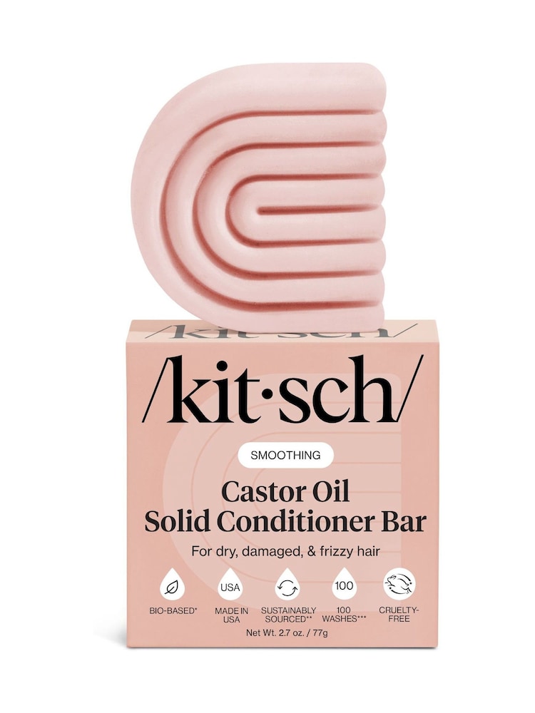 Kitsch Castor Oil Nourishing Solid Conditioner Bar - Image 1 of 5 Kitsch Castor Oil Nourishing Solid Conditioner Bar - Image 1 of 5