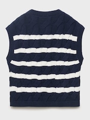Mango Blue Chloe Waistcoat - Image 4 of 5