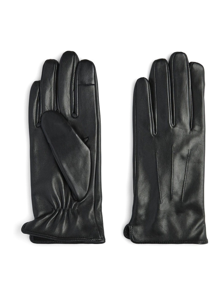 PIECES Leather Gloves - Bild 1 von 2