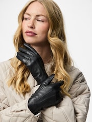 PIECES Leather Gloves - Bild 2 von 2