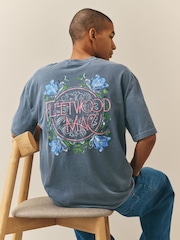 炭灰色 FleetwoodMAC - 常规版型 - Band Graphic 印花 T恤 - 10的图像1｝