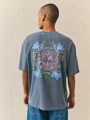 炭灰色 FleetwoodMAC - 常规版型 - Band Graphic 印花 T恤 - 10的图像4｝