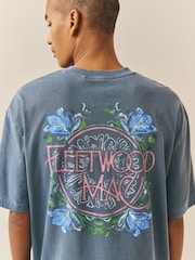 炭灰色 FleetwoodMAC - 常规版型 - Band Graphic 印花 T恤 - 10的图像5｝