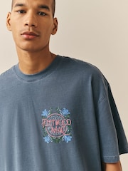 炭灰色 FleetwoodMAC - 常规版型 - Band Graphic 印花 T恤 - 10的图像6｝