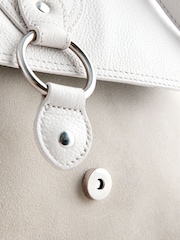 Stone Leather Pocket Messenger Bag - Image 7 of 8