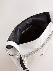 Stone Leather Pocket Messenger Bag - Image 8 of 8