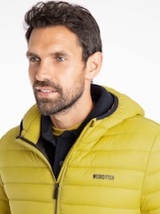 Weird Fish Green Flete Lightweight Showerproof Padded Jacket - Image 4 of 7
