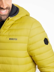 Weird Fish Green Flete Lightweight Showerproof Padded Jacket - Image 5 of 7