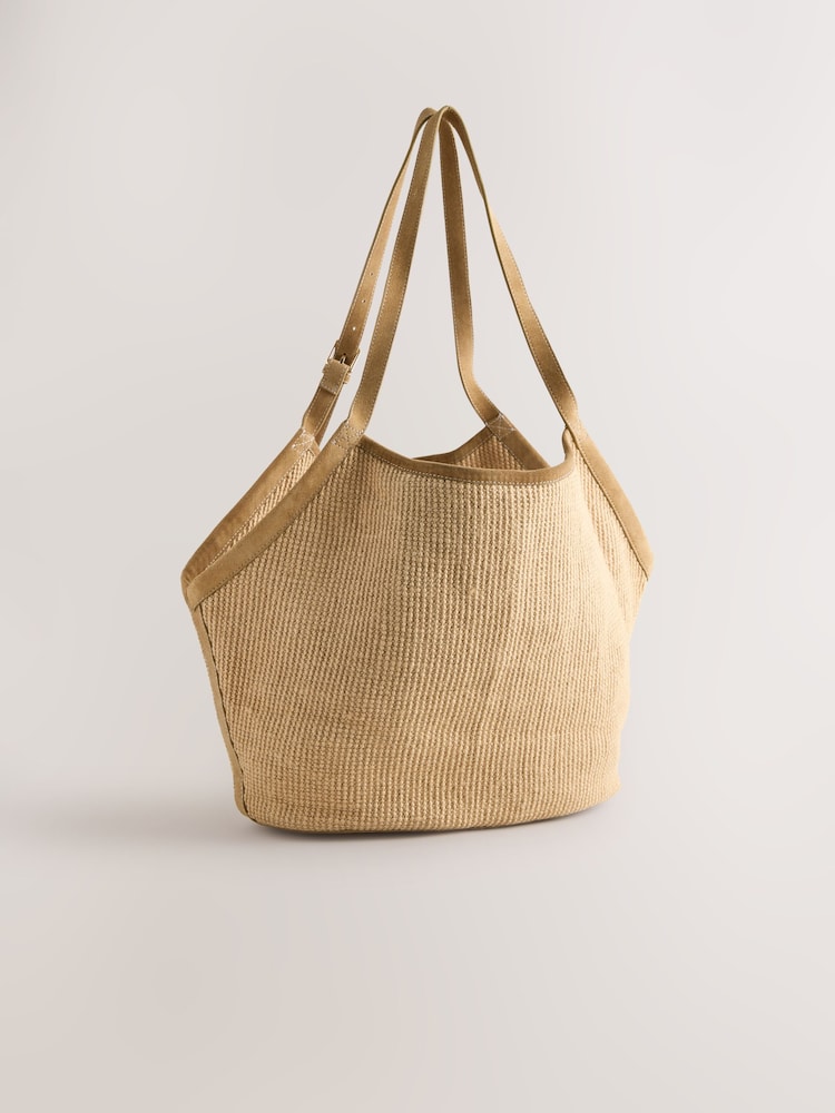 Natural Jute Shoulder Bag - Image 5 of 5
