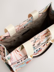 Impression florale - Sac à bandoulière en toile - Image 8 de 8