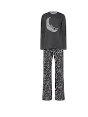 Long Tall Sally Night Sky Long Sleeve Wide Leg PJ Set - Imagen 5 de 5