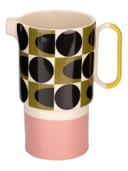 Orla Kiely Multi Spot Square Oval Pitcher1.5L Vase - Image 3 of 3