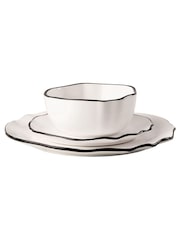 Style Sisters White 12 Piece Dinner Set - Image 4 of 4