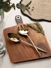 Style Sisters Gold Salad Serving Spoons - Image 1 of 5
