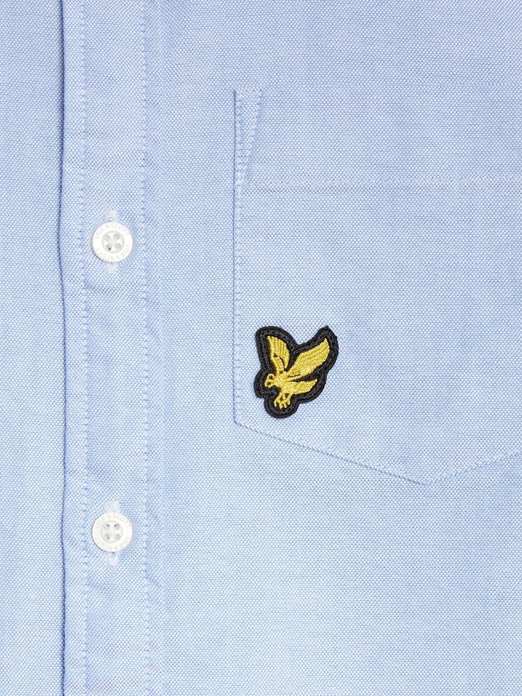 Lyle & Scott Light Blue Oxford Shirt - Image 2 of 3