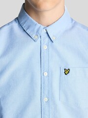 أزرق فاتح - قميص أكسفورد من Lyle & Scott - صورة 5 من 8