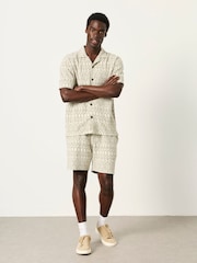 FatFace Natural Jacquard Shirt - Image 5 of 6