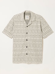 FatFace Natural Jacquard Shirt - Image 6 of 6