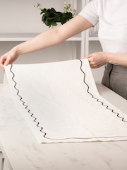 Style Sisters Cream Embroidered Table Runner - Image 1 of 4