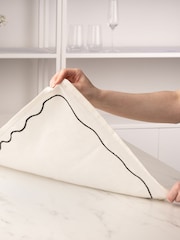 Style Sisters Cream Embroidered Table Runner - Image 2 of 4