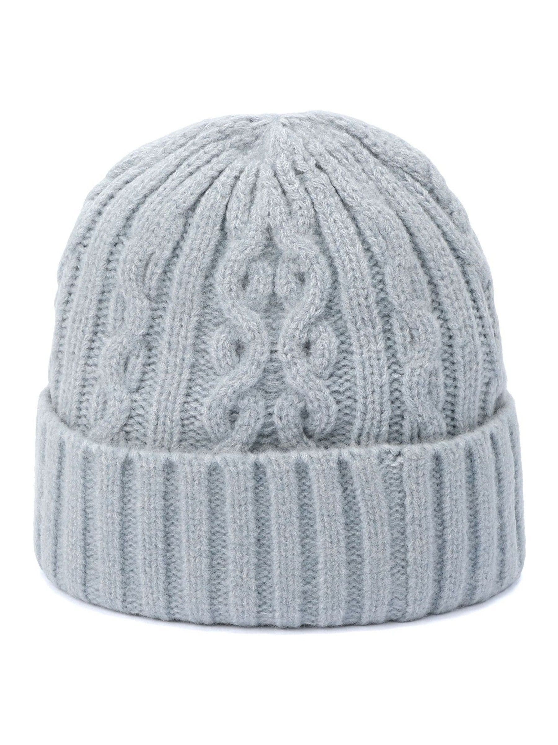 Buy COACH Blue Embroidered Cable Knit Beanie from Next USA
