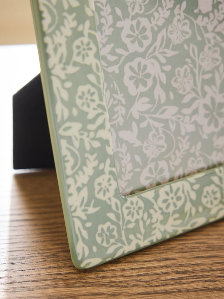 Floral Print Keramik-Bilderrahmen - Bild 2 von 4