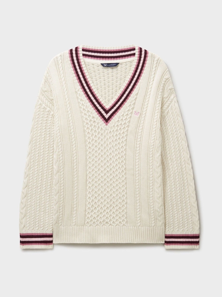 Crew Clothing Oversized Cotton Cricket Jumper - Slika 4 iz 4