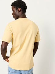 FatFace Easton Lemon Yellow Patch Pocket Tshirt - Image 2 of 6