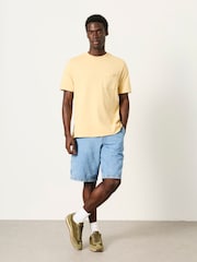 FatFace Easton Lemon Yellow Patch Pocket Tshirt - Image 5 of 6