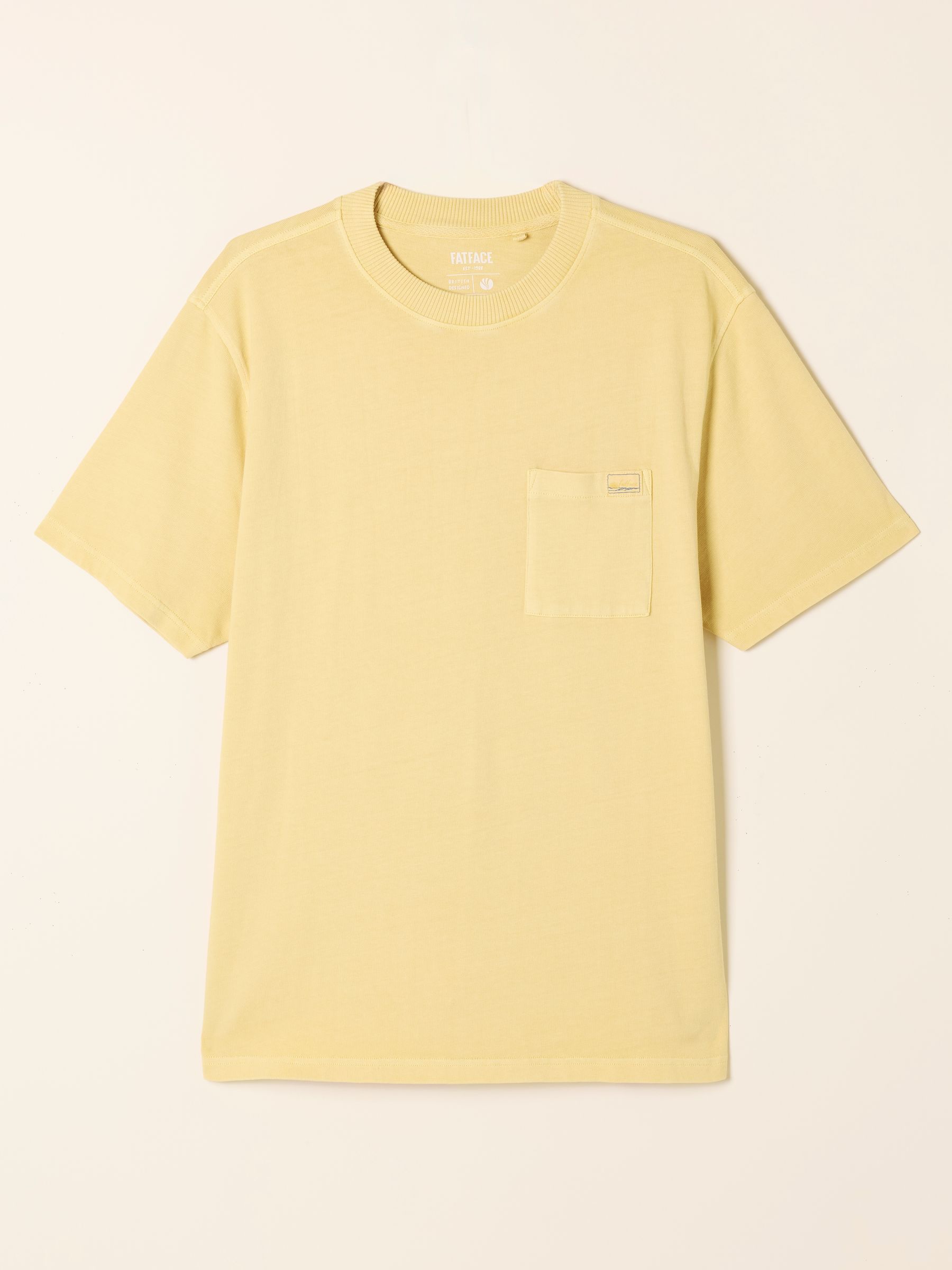 Next：日本 レモンイエロー - FATFACE パッチポケット Tシャツ from