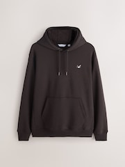 Chocolate marrom - Moletom com capuz - Bordado gráfico pequeno - Imagem 6 de 8