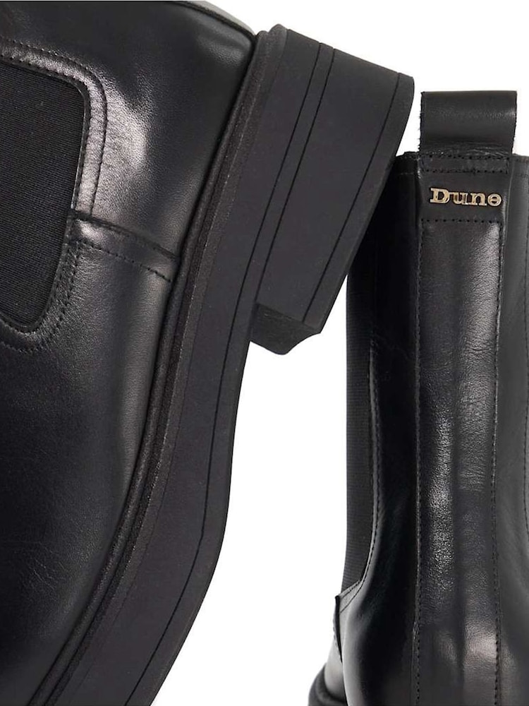 Dune London Black Palomie Chunky Sole Chelsea Boots - Image 6 of 6 Dune London Black Palomie Chunky Sole Chelsea Boots - Image 6 of 6
