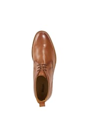 Dune London Brown Maxxy Contrast Rand Chukka Boots - Image 5 of 6