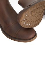Dune London Brown Saltwood Worker Chelsea Boots - Image 6 of 6