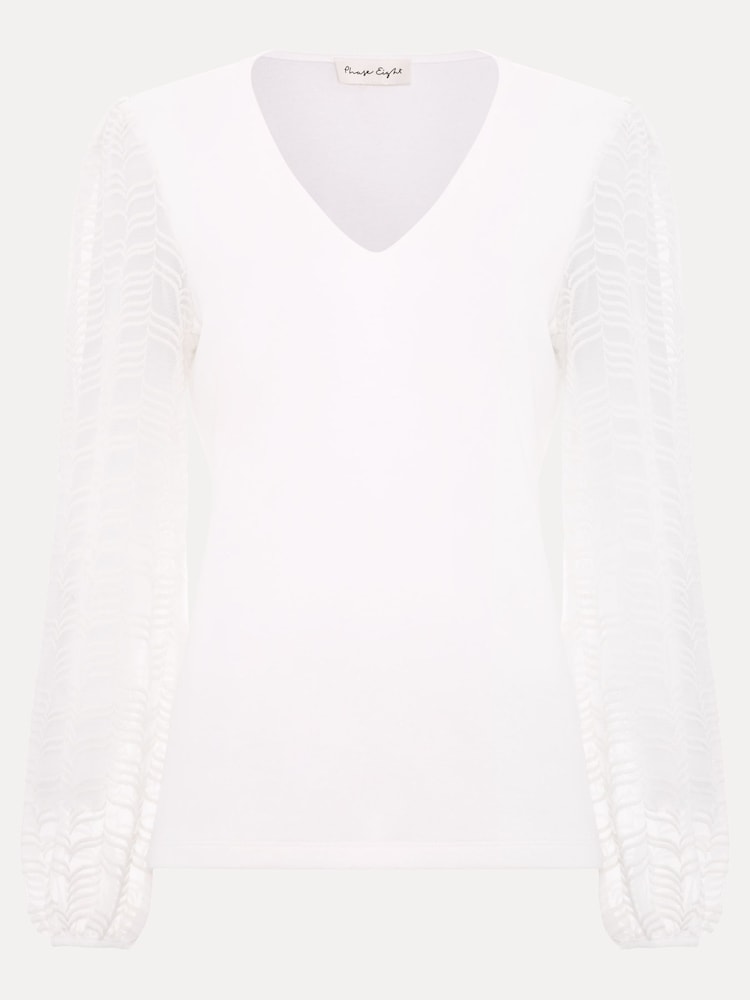 Phase Eight White Palmer Top - Image 7 of 7 Phase Eight White Palmer Top - Image 7 of 7