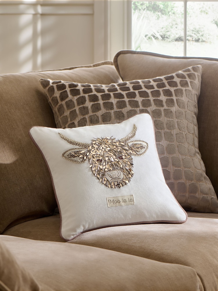 35 x 35cm Embellished Chic Hamish Cushion - Bild 1 von 4 35 x 35cm Embellished Chic Hamish Cushion - Bild 1 von 4