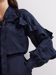 Phase Eight Blue Liberty Blouse - Image 5 of 8