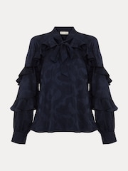 Phase Eight Blue Liberty Blouse - Image 8 of 8