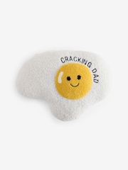 Ochre Yellow 3D Father's Day Cracking Egg Cushion - Image 1 of 2