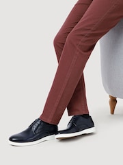 Jones Bootmaker Blue Kolten Leather Lace-Up Shoes - Image 1 of 5