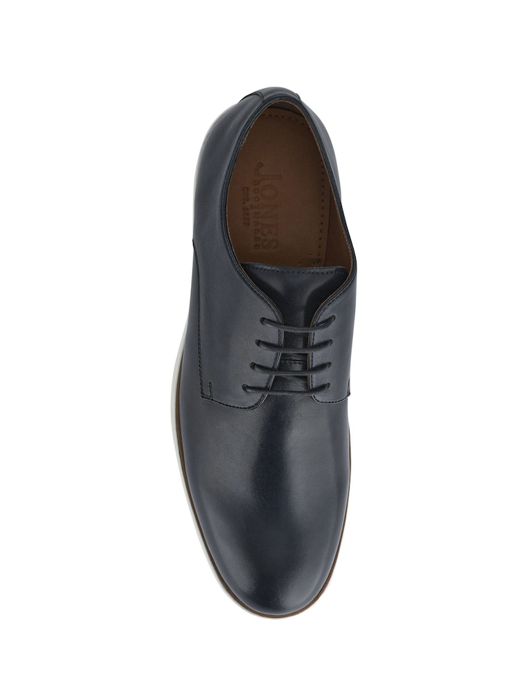 Jones Bootmaker Blue Kolten Leather Lace-Up Shoes - Image 5 of 5