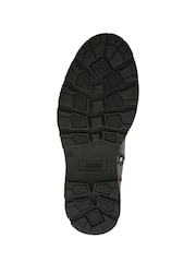 Jones Bootmaker Black Essex Chunky Leather Boots - Image 5 of 5