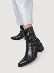 Jones Bootmaker Kaira Smart Leather Ankle Boots - Imagem 1 de 5
