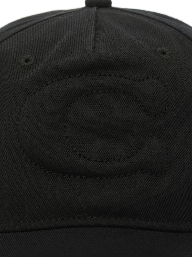COACH Black Sculpted C Baseball Hat - Image 4 of 4