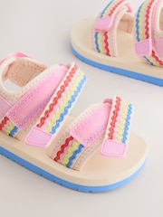 Leuchtend mehrfarbig - Trekker-Sandalen - Bild 3 von 5