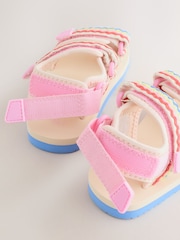 Leuchtend mehrfarbig - Trekker-Sandalen - Bild 4 von 5