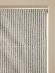 Grey Ready Made Blackout Roman Brushed Stripe Blinds - Image 6 of 7