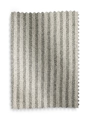 Grey Ready Made Blackout Roman Brushed Stripe Blinds - Image 7 of 7