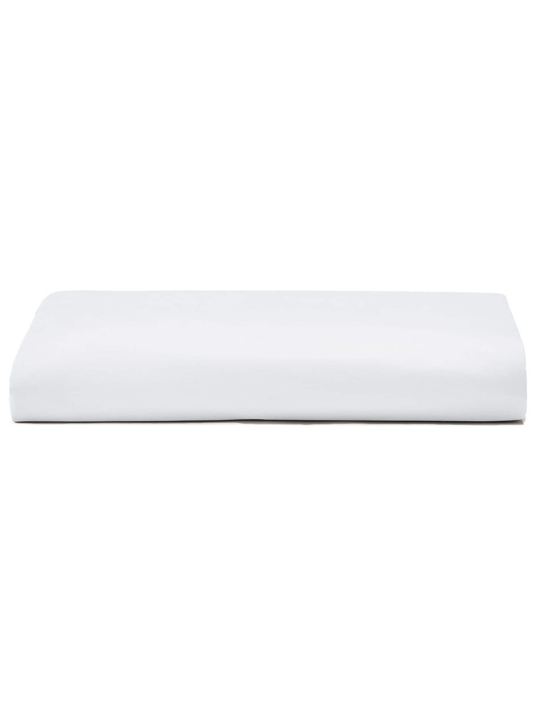 Christy Premium Sateen Super King Fitted Sheet | 500 Thread Count | Timeless Design | Super Soft and Silky Finish | White - Image 4