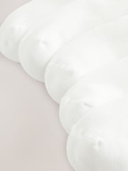 White Sports Rib Socks 5 Pack - Image 3 of 3